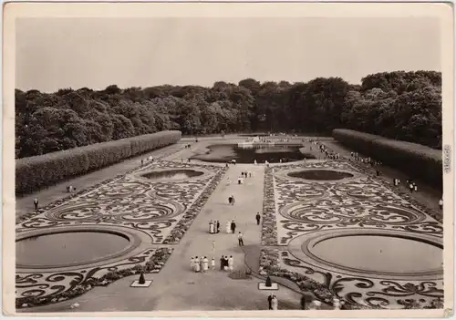 Brühl Schloss Brühl, Gartenarterre vor der Südfront 1938