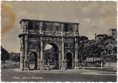 Rom Roma Konstantinsbogen/ Arco di Constantio 1959