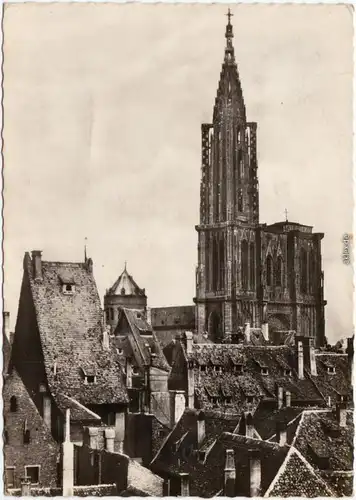 Straßburg Strasbourg Blick zum Münster Foto Ansichtskarte 1942