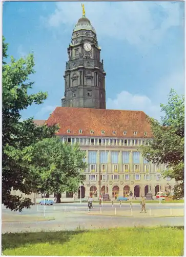 Innere Altstadt-Dresden Neues Rathaus 1971