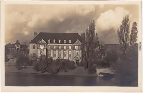 Kiel Spar- und Leihkasse Foto Ansichtskarte  1932