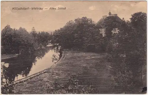 Wehrau Osiecznica Altes Schloß Klitschdorf b Bunzlau Ansichtskarte 1915