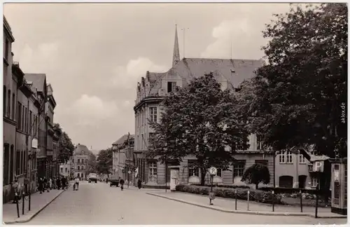 Foto Ansichtskarte  Falkenstein (Vogtland) Hauptstraße 1959