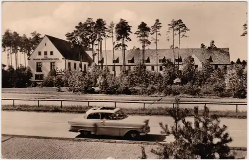 Hermsdorf (Thüringen) Autobahn, Auto - Raststätte Hermsdorfer Kreuz 1962