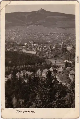 Reichenberg Liberec (Romani: Liberziss / Libercis) Blick über die Stadt 1932 