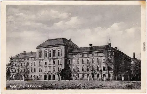 Rochlitz Oberschule Ansichtskarte  1958