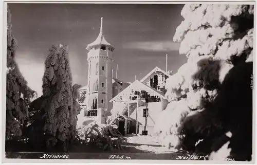 Sankt Joachimsthal Jáchymov Keilberg/Klínovec im Winter 1932