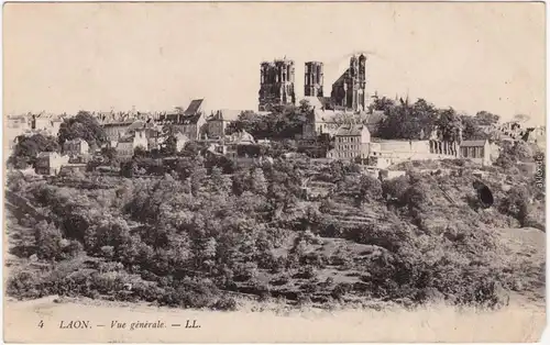 Laon Vue generale CPA Ansichtskarte  1914