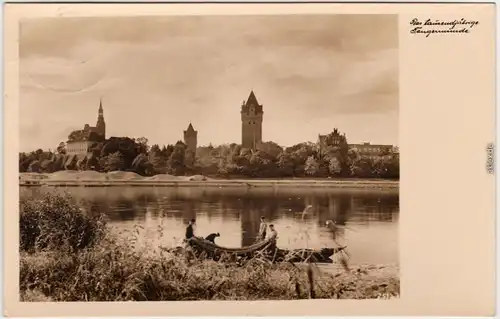 Foto Ansichtskarte Tangermünde Blick auf die Stadt 1934