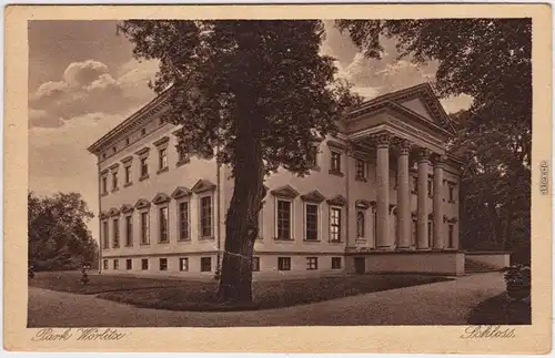 Oranienbaum Wörlitz Wörlitzer Park - Schloß b Dessau 1928