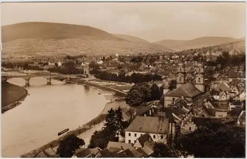 Foto Ansichtskarte Miltenberg (Main) Blick auf die Stadt 1928