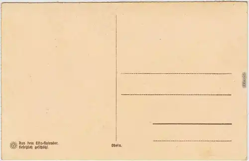 Kiel Klüterstraße (Steindruck Künstlerkarte) Ansichtskarte  1922