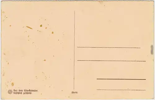 Kiel Partie an der Scholzstraße (Steindruck-Künstlerkarte) 1922