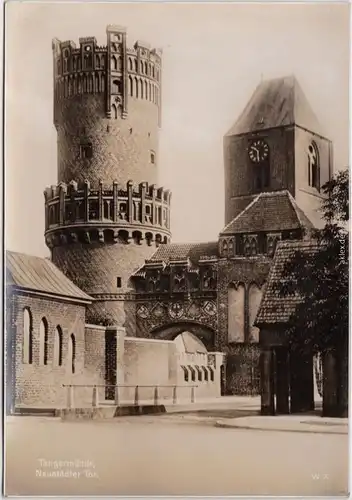 Foto Ansichtskarte Tangermünde Neustädter Tor 1930