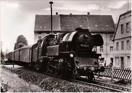 Schmölln Dampflokomotive 65.1031 mit P6051 1977/1983  