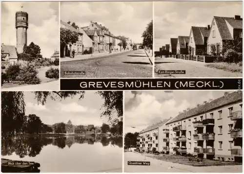Grevesmühlen   See, Bahnhofsstraße, Kurt-Bürger-Straße, Questiner Weg 1968