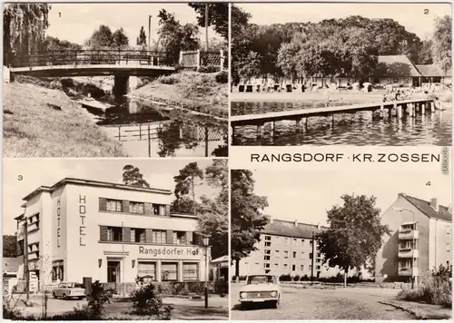 Rangsdorf Klein Venedig, Strandbadm Rangsdorfer Hof, Neubauten 1981 