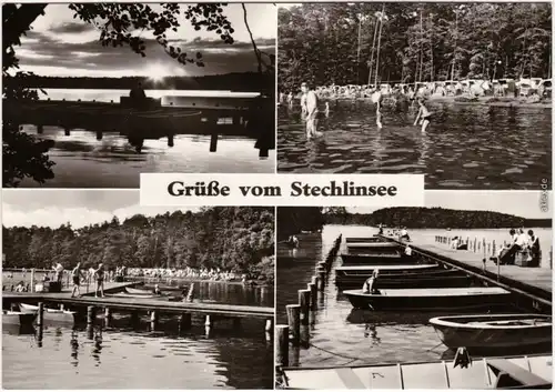 Foto Ansichtskarte  Neuglobsow Stechlin Stechlinsee 1976