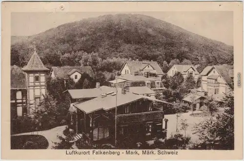 Falkenberg (Mark) Stadtpartie - Villen b Bad Freienwalde 1925