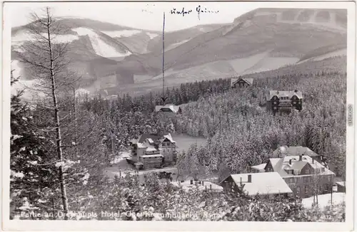 Krummhübel Karpacz Riesengebirge Drehhaupts Hotel im Winter 1940