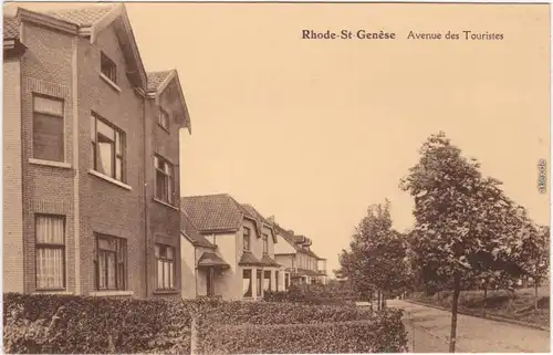 Sint-Genesius-Rode Rhode-Saint-Genèse Avenue des Touristes 1914