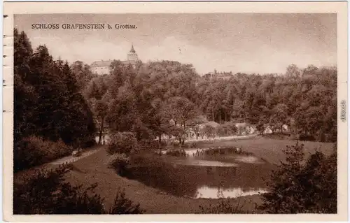 Grottau Hrádek nad Nisou Schloß Grafenstein b Liberec Reichenberg  1928