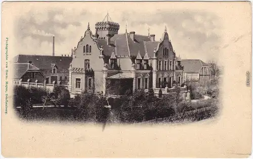 Ansichtskarte Klettwitz Villa Fielitz mit Gehöft 1900