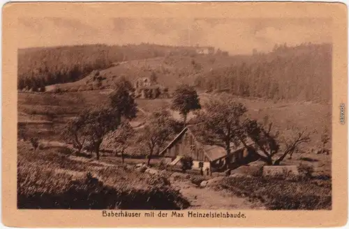 Baberhäuser Giersdorf Borowice Podgórzyn Baberhäuser Heinzelsteinbaude 1924