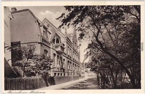 Ansichtskarte Norderney Partie am Marienheim 1928