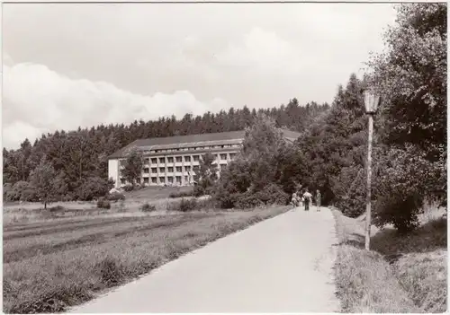 Foto Ansichtskarte Bad Brambach Julius-Fucik-Haus 1983