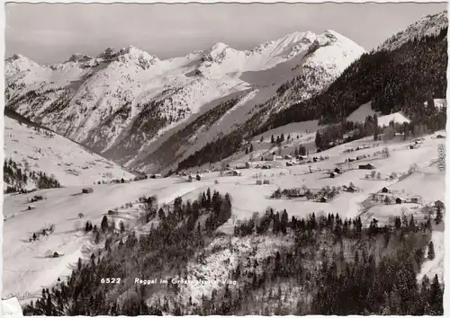 Raggal Panorama Großes Walsertal 1962 