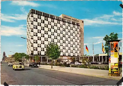 Ansichtskarte Berlin Hotel Hilton 1967