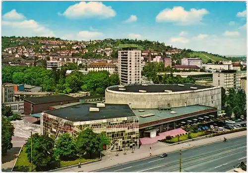 Ansichtskarte Stuttgart Straßenpartie am Konzerthaus 1966