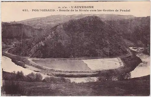 Pontgibaud Boucle de la Siole vers les Grottes de Pradal Puy-de-Dôme  1925