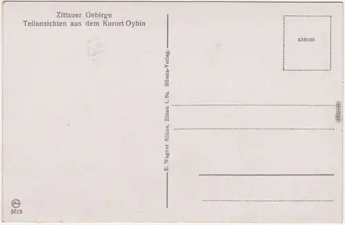 Oybin Oybin, Hain, Hochwald, Ruine, Töpfer, Kelchstein 1940