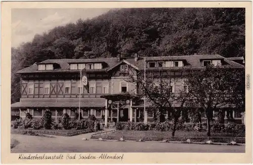 Ansichtskarte Bad Sooden-Allendorf Kinderheilanstalt 1938