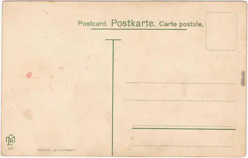 10 Gebote für Jungfrauen Ansichtskarte Scherzkarte  1914