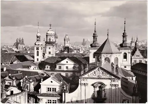 Prag Praha Türme der Altstadt 1967 