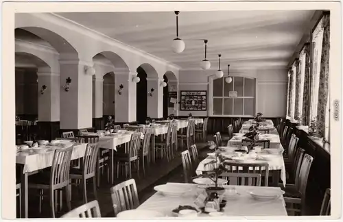 Antonshöhe Breitenbrunn (Erzgebirge) Kneipp-Sanatorium Speisesaal 1955