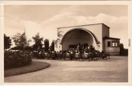 Zinnowitz Kurplatz - Kurkonzert Foto Ansichtskarte Usedom 1955