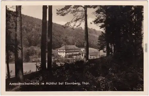 Eisenberg (Thüringen) Amtsschreibersmühle im Eisenberger Mühltal 1955