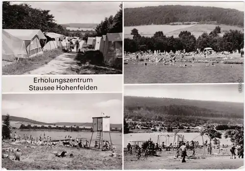 Foto Ansichtskarte Hohenfelden Erholungszentrum Stausee 1984