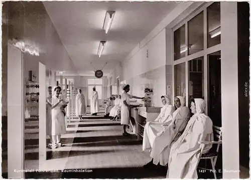 Bad Reichenhall Kuranstalt Fürstenbad: Rauminhalation 1964 
