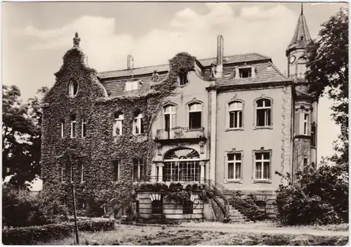 Foto Ansichtskarte Mühlberg Elbe Miłota Lehrlingswohnheim 1966