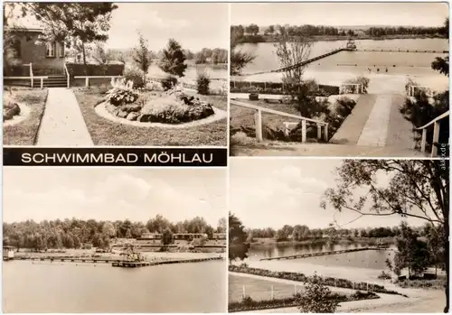 Möhlau Gräfenhainichen Schwimmbad des VEB Braunkohlenkombinat Bitterfeld 1974