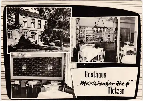 Motzen Mittenwalde (Mark) Gasthaus "Märkischer Hof" 1966