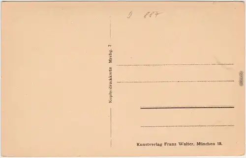 Ansichtskarte Meersburg Bodensee Droste Hülshoff Denkmal 1929