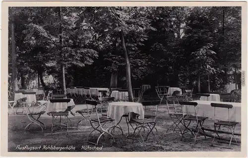 Ansichtskarte Höhscheid Solingen Restauration Karlsbergerhöh 1934