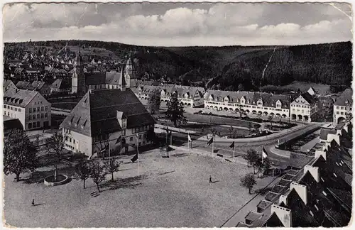 Ansichtskarte Freudenstadt Platz  - Blick auf die Stadt 1965