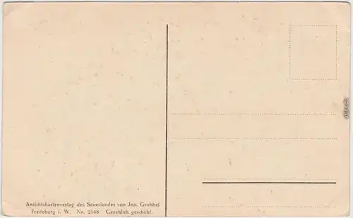 Ansichtskarte Bilstein Lennestadt Schloss 1940